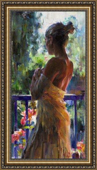 Framed Garmash her moment painting