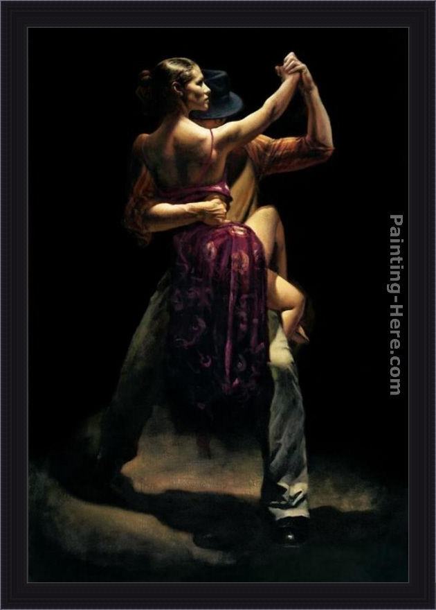Framed Hamish Blakely between expressions painting