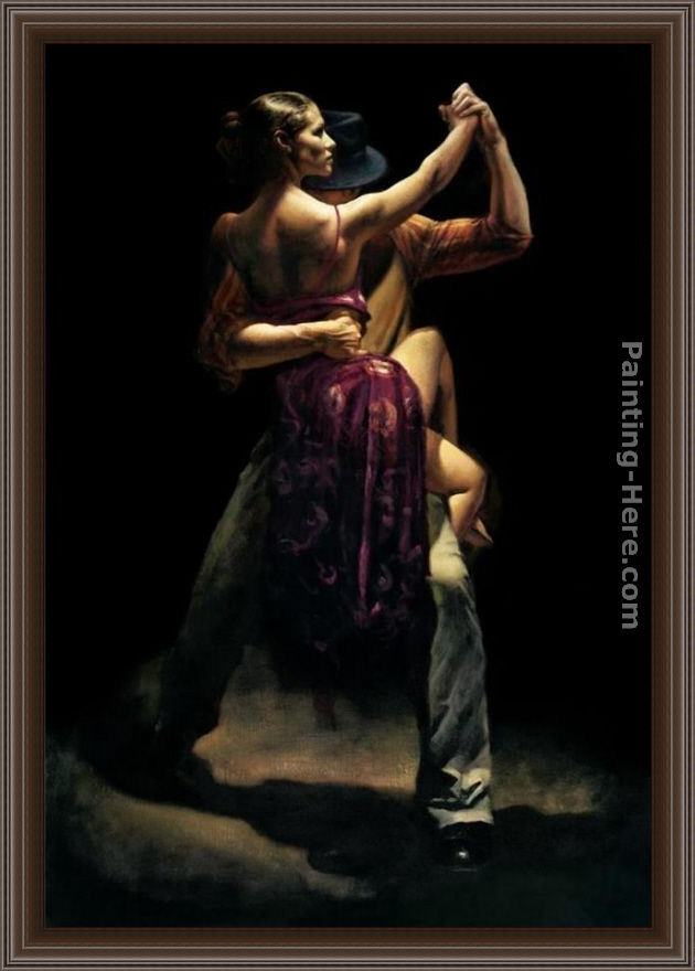 Framed Hamish Blakely between expressions painting