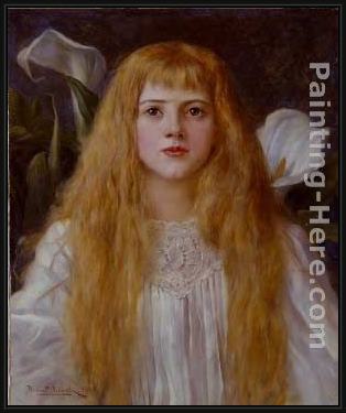 Framed Herbert Gustave Schmalz a fair beauty painting