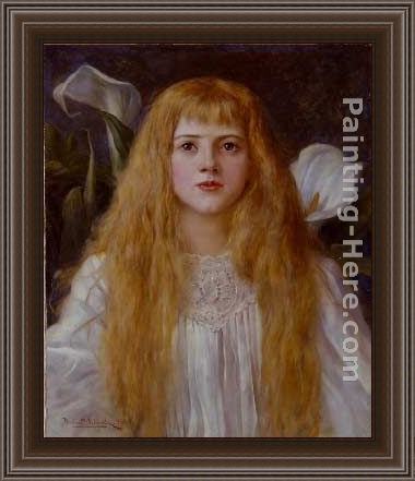 Framed Herbert Gustave Schmalz a fair beauty painting