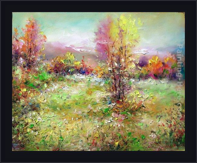 Framed Ioan Popei glade 01 painting