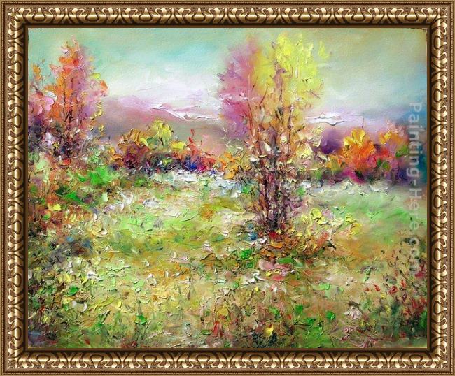 Framed Ioan Popei glade 01 painting
