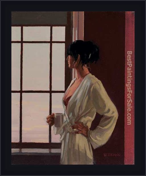 Framed Jack Vettriano baby bye bye ii painting
