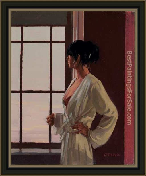 Framed Jack Vettriano baby bye bye ii painting