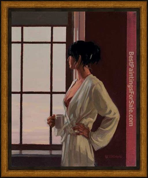 Framed Jack Vettriano baby bye bye ii painting