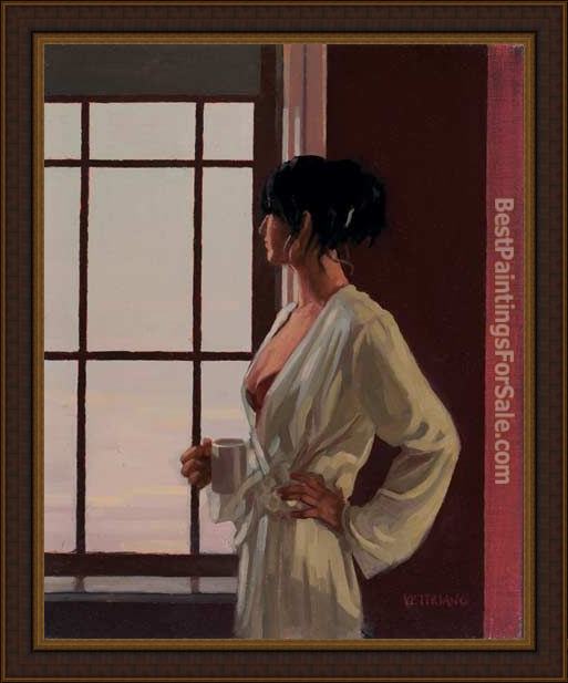 Framed Jack Vettriano baby bye bye ii painting