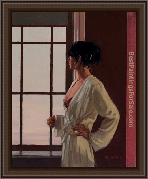Framed Jack Vettriano baby bye bye ii painting