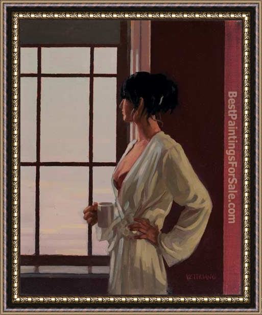 Framed Jack Vettriano baby bye bye ii painting