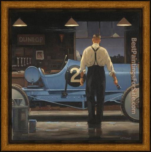 Framed Jack Vettriano birth of a dream painting