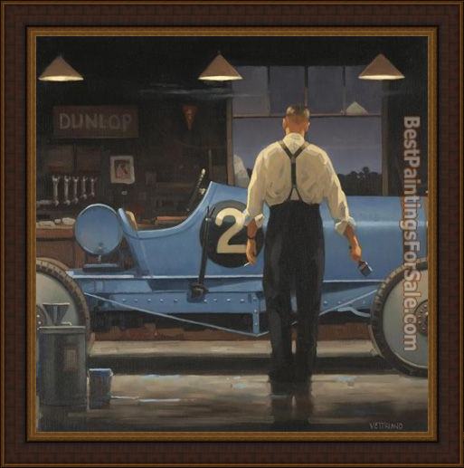 Framed Jack Vettriano birth of a dream painting