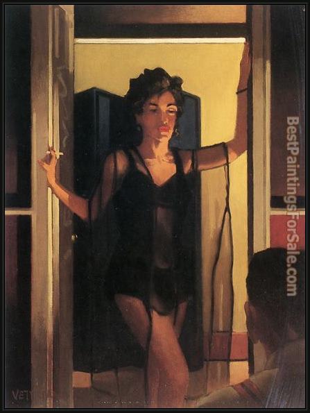 Framed Jack Vettriano dream lover painting