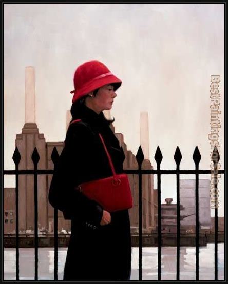 Framed Jack Vettriano just another day painting