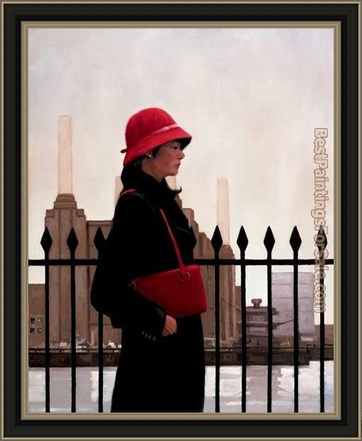 Framed Jack Vettriano just another day painting