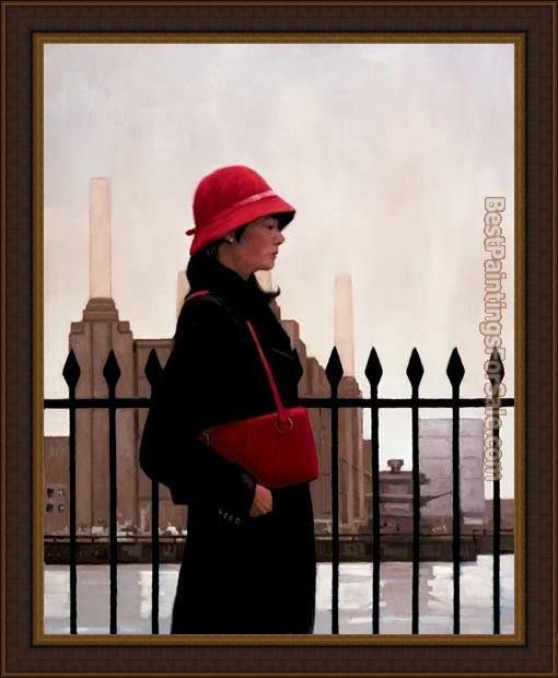 Framed Jack Vettriano just another day painting