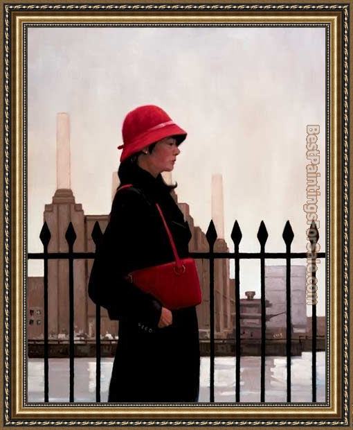 Framed Jack Vettriano just another day painting