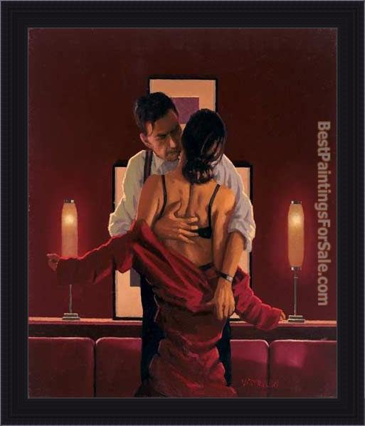 Framed Jack Vettriano the embrace of the spider painting