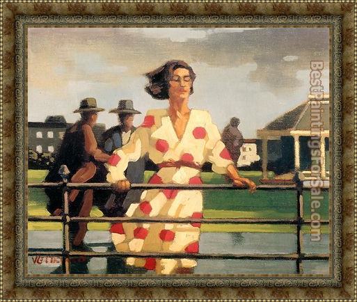 Framed Jack Vettriano the mad hairdresser study painting