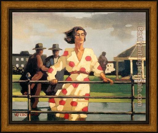 Framed Jack Vettriano the mad hairdresser study painting