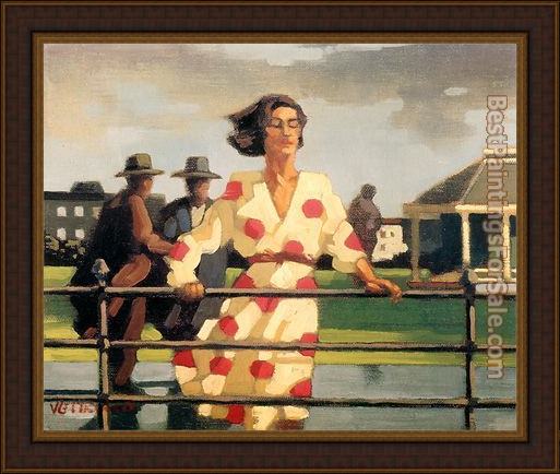 Framed Jack Vettriano the mad hairdresser study painting