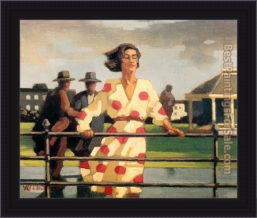 Framed Jack Vettriano the mad hairdresser study painting