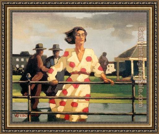 Framed Jack Vettriano the mad hairdresser study painting