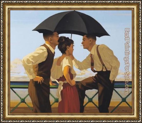 Framed Jack Vettriano the_tourist_trap painting