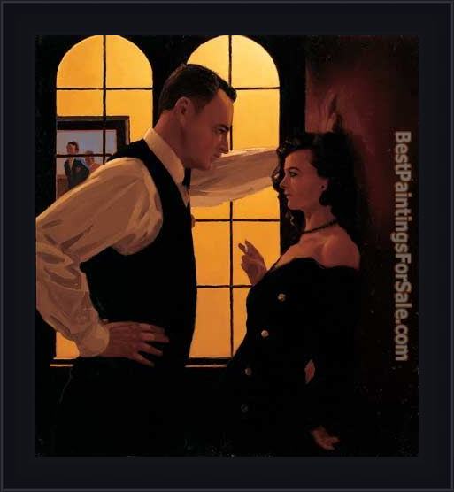 Framed Jack Vettriano the trap painting