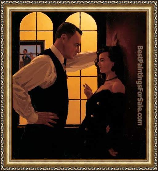Framed Jack Vettriano the trap painting