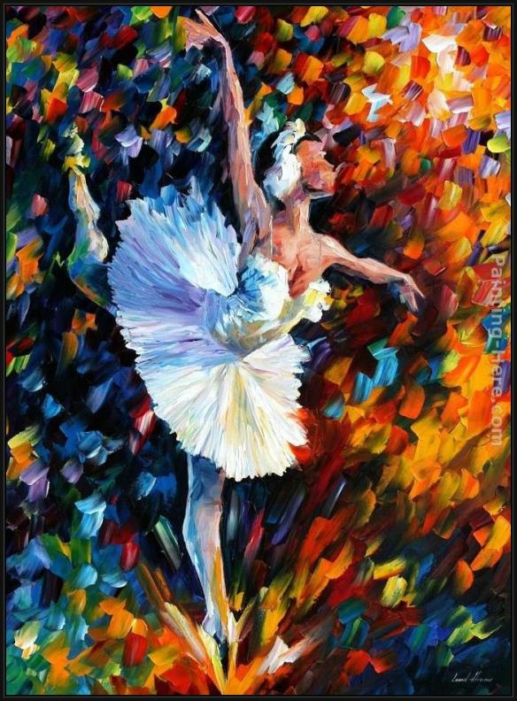 Framed Leonid Afremov dance of the soul painting