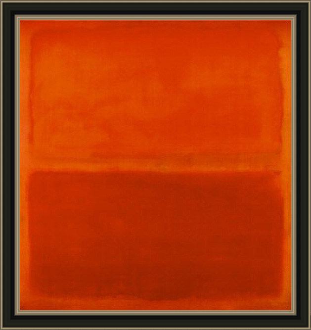 Framed Mark Rothko no 3 19672 painting