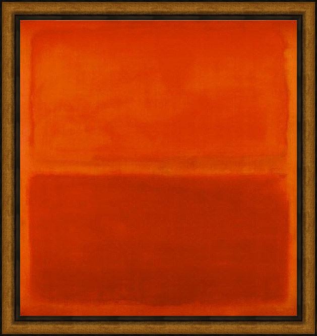 Framed Mark Rothko no 3 19672 painting