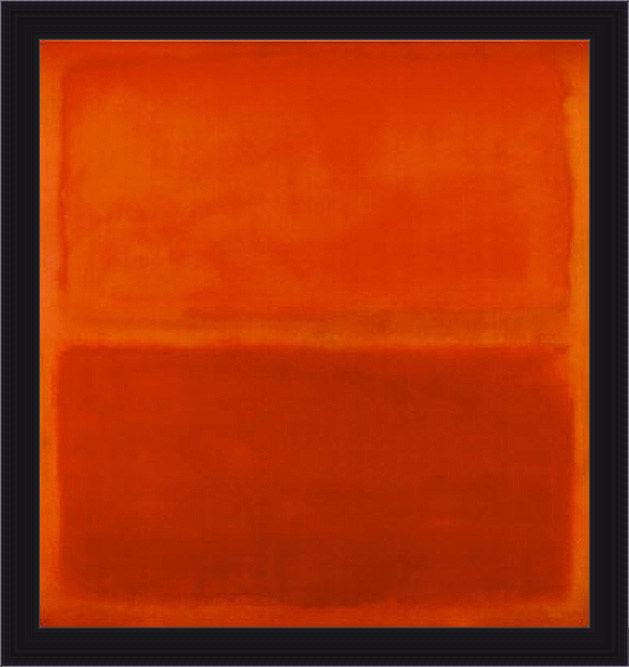 Framed Mark Rothko no 3 19672 painting