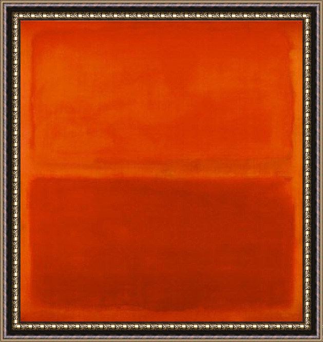 Framed Mark Rothko no 3 19672 painting