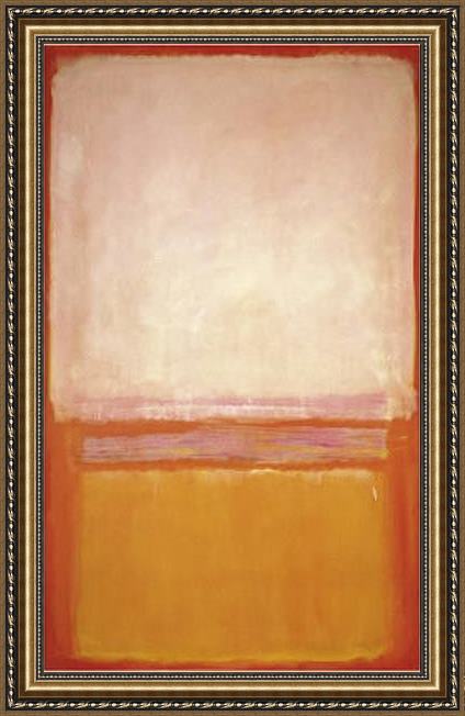 Framed Mark Rothko untitled c1950 painting