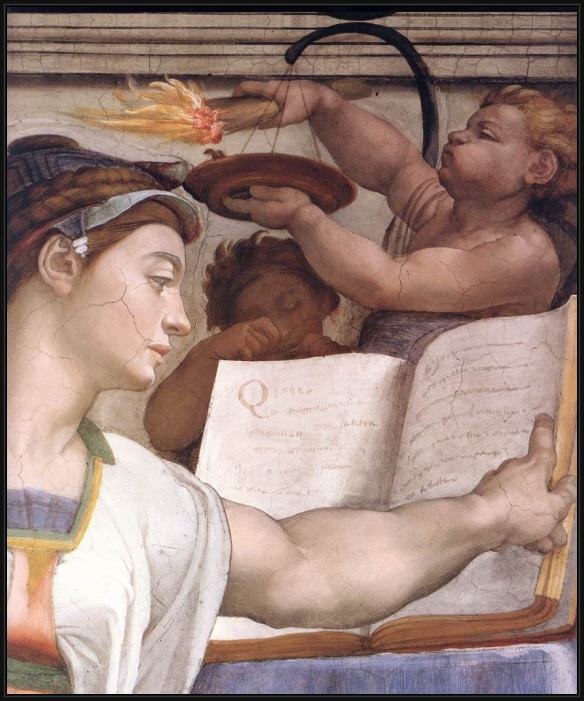 Framed Michelangelo Buonarroti simoni03 painting