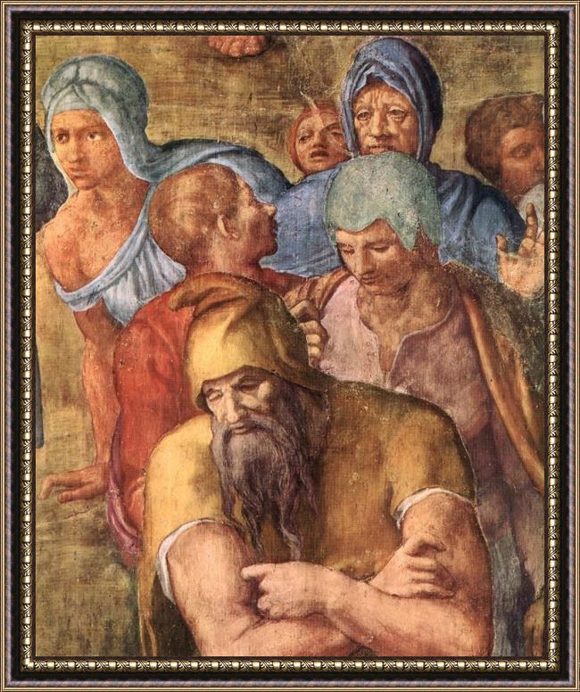 Framed Michelangelo Buonarroti simoni38 painting