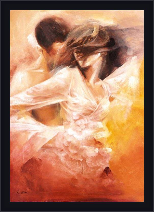 Framed Robert Duval emotional dance painting