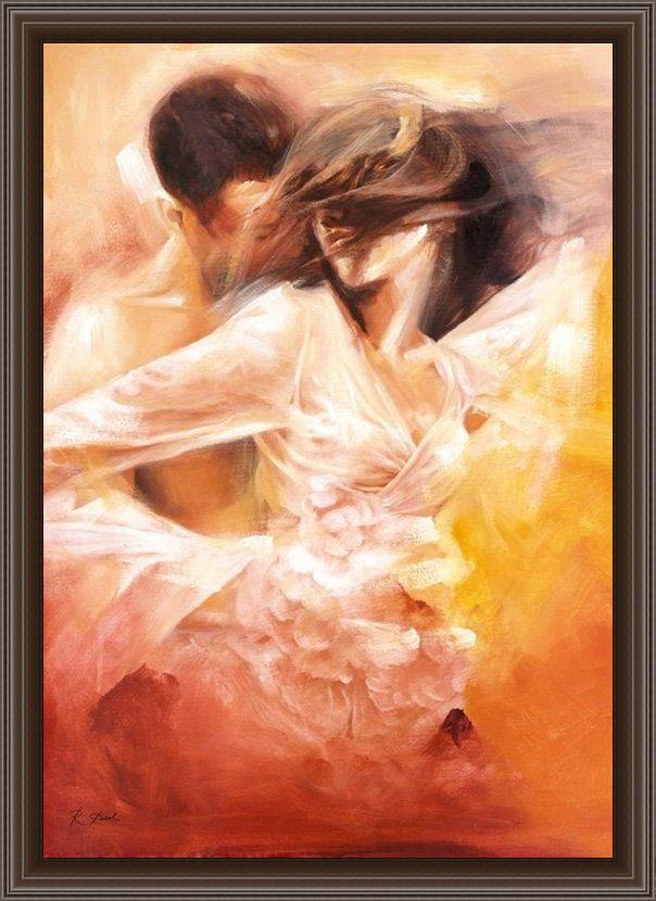 Framed Robert Duval emotional dance painting