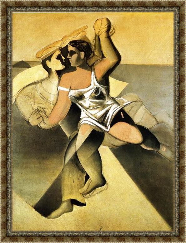 Framed Salvador Dali venus and sailor painting