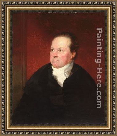 Framed Samuel Finley Breese Morse de witt clinton painting