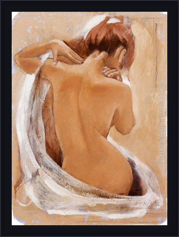 Framed Talantbek Chekirov body and soul painting