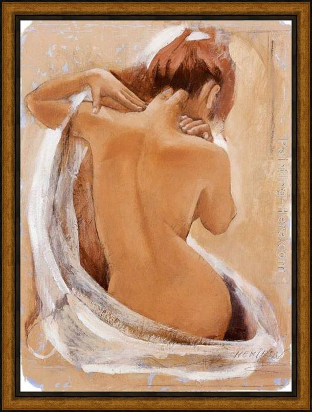 Framed Talantbek Chekirov body and soul painting