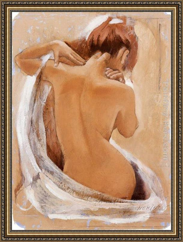 Framed Talantbek Chekirov body and soul painting