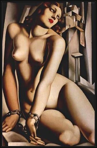 Framed Tamara de Lempicka andromeda i painting