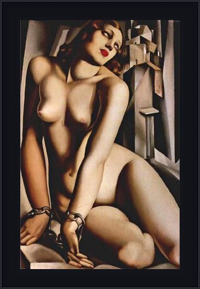 Framed Tamara de Lempicka andromeda i painting