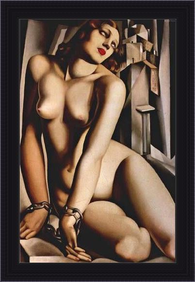 Framed Tamara de Lempicka andromeda i painting