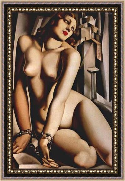 Framed Tamara de Lempicka andromeda i painting