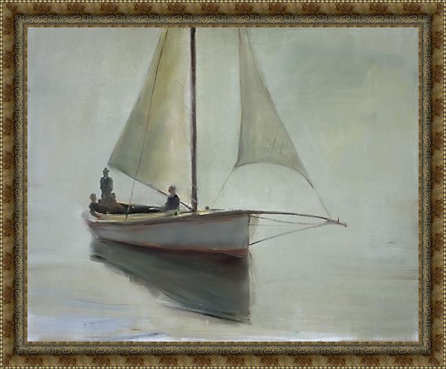 Framed Unknown Artist anne packard another time painting