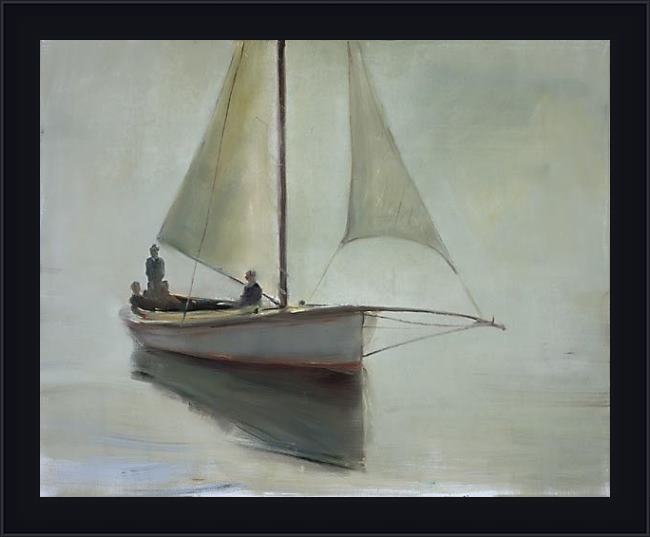 Framed Unknown Artist anne packard another time painting